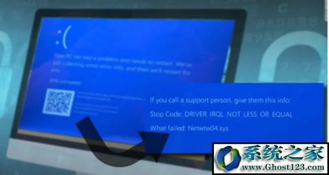 ʾDRIVER_IRQL_NOT_LESS_OR_EQUALNetwtw04.sysBSOD