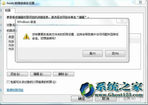 νghost win7콢޸hostsļȨ޲ܱ