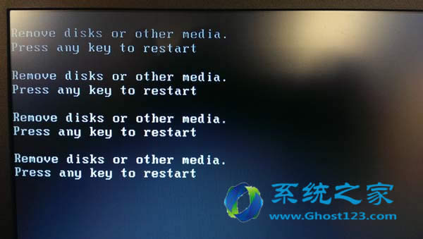 Ghost Win7ϵͳRemove disks or other mediaʾ