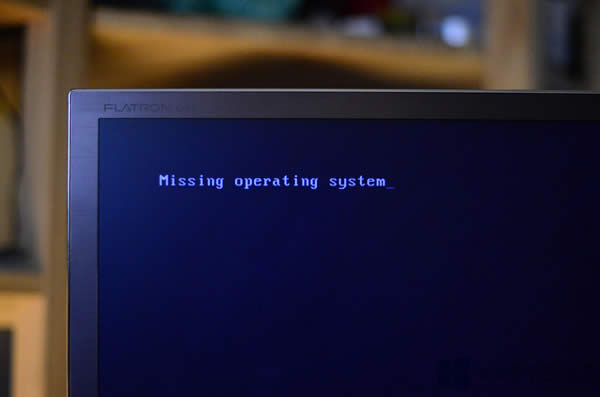 Win8˻Ļʾmissing operating system޸